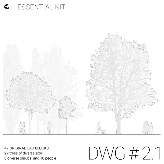DWG 2.1 | ESSENTIAL KIT – Cutout|trees