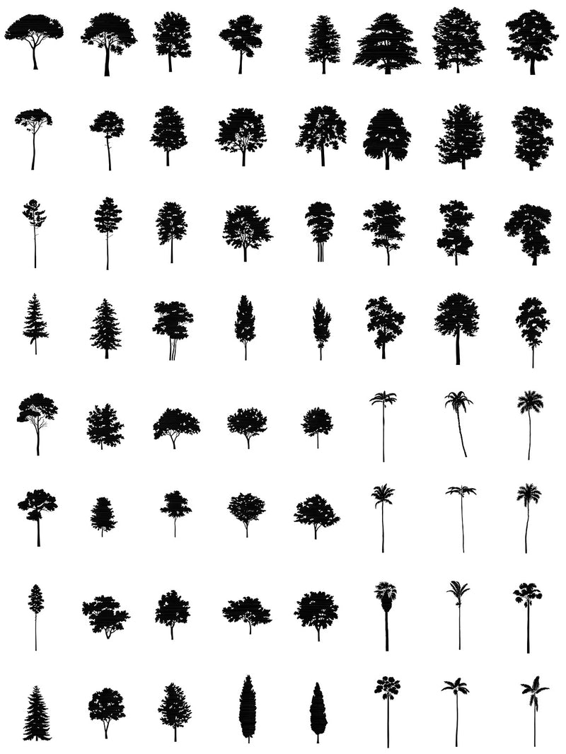 DWG 1 | Full collection package – Cutout|trees